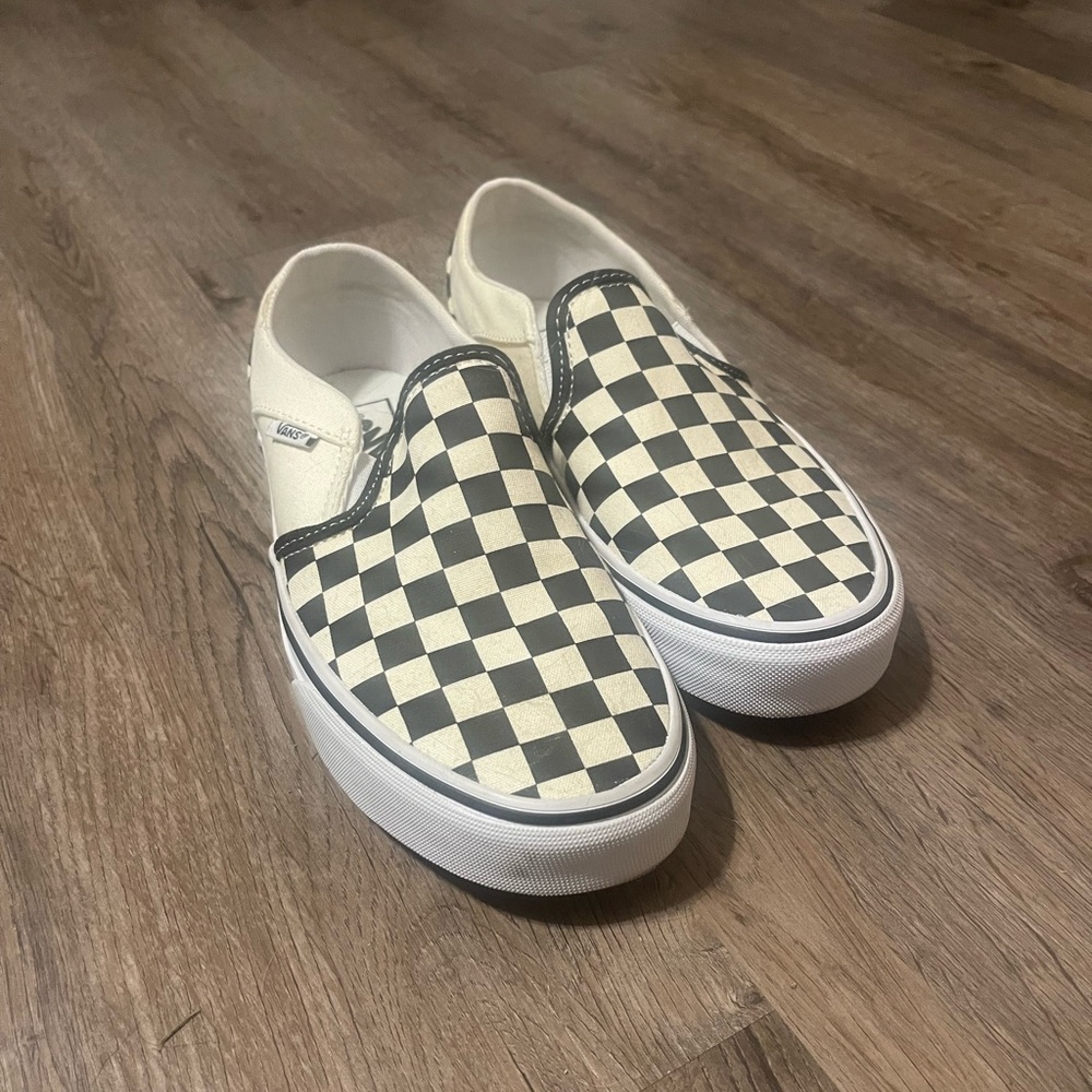 Checker womens vans